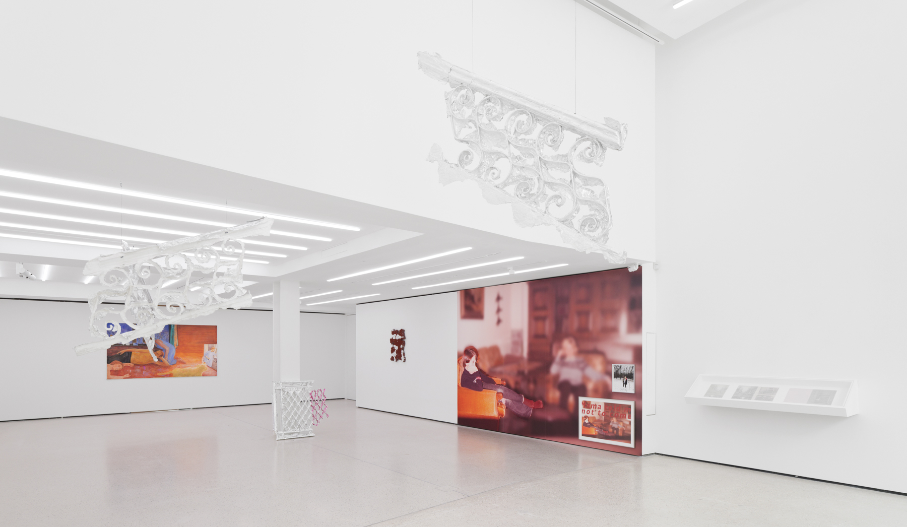 View of the group exhibition 'Férocité à domicile' at the Pernod Ricard Foundation, Paris, 2025. Photo by Aurélien Mole