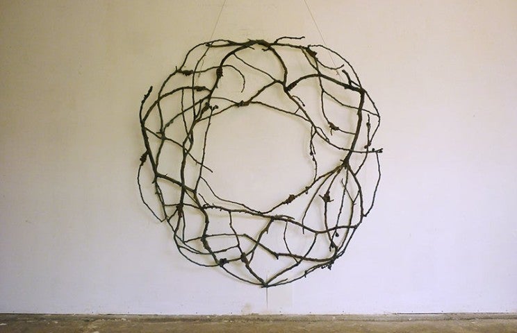 Vincent Barré : Couronne de Dionysos, bronze, 205x205x55 cm