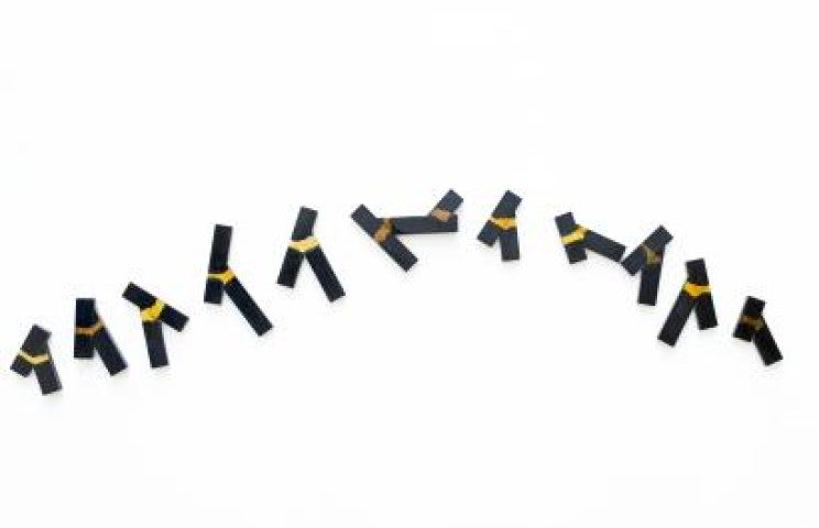 Côme Mosta-Heirt, Sans titre, 2018  bois et couleurs, dimensions variables.
Courtesy de la galerie Eric Dupont, Paris. 