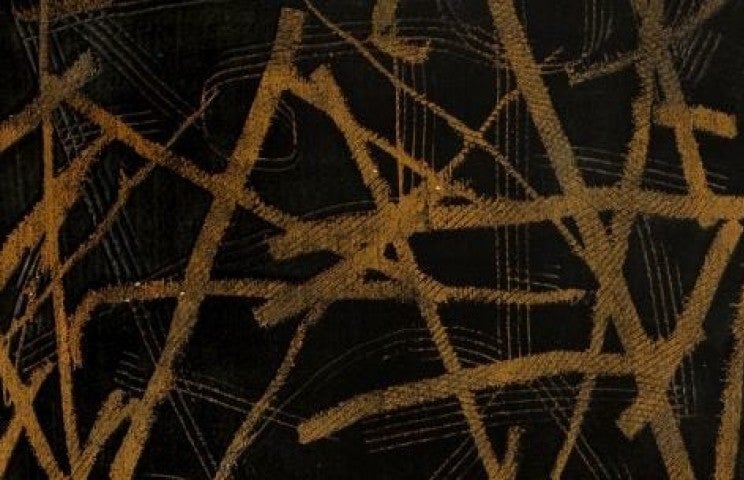 James Brown, Lave émaillée, 1987, 50 x 50 cm. 

Courtesy de la galerie Lelong and Co, Paris. 