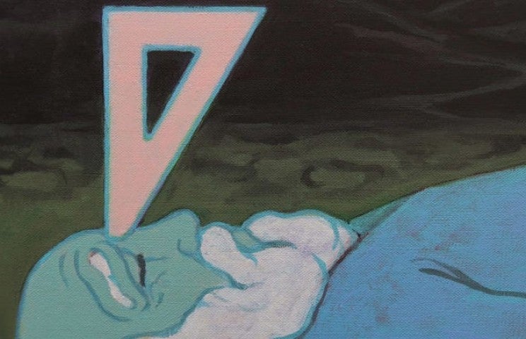 visuel_bébélune_160519 Guillaume Pinard, la mort de Pythagore, 2019
acrylique sur toile
30 x 30 cm
Courtesy de l'artiste et de la galerie Anne Barrault.