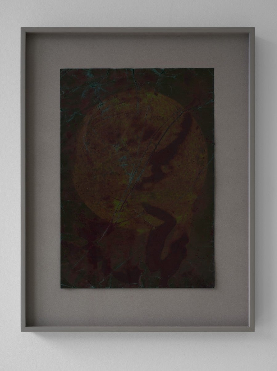 Maka Sanadze , Untitled, treated magazine pages, 41 x 31.5 cm. © Dylan Peirce.