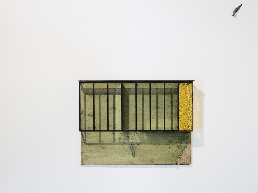 View of Wilfrid Almendra's solo exhibition "Where the Sun Pauses" at Kunsthalle Lingen, 2025. Co-produced by Fondation Pernod Ricard. Photo: Roman Mensing, artdoc.de
