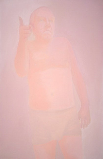Luc Andrié, 2009, acrylique sur toile, 147 x 95 cm, courtesy Galerie Alain Gutharc

