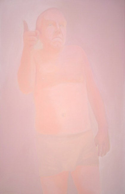 Luc Andrié, 2009, acrylique sur toile, 147 x 95 cm, courtesy Galerie Alain Gutharc
