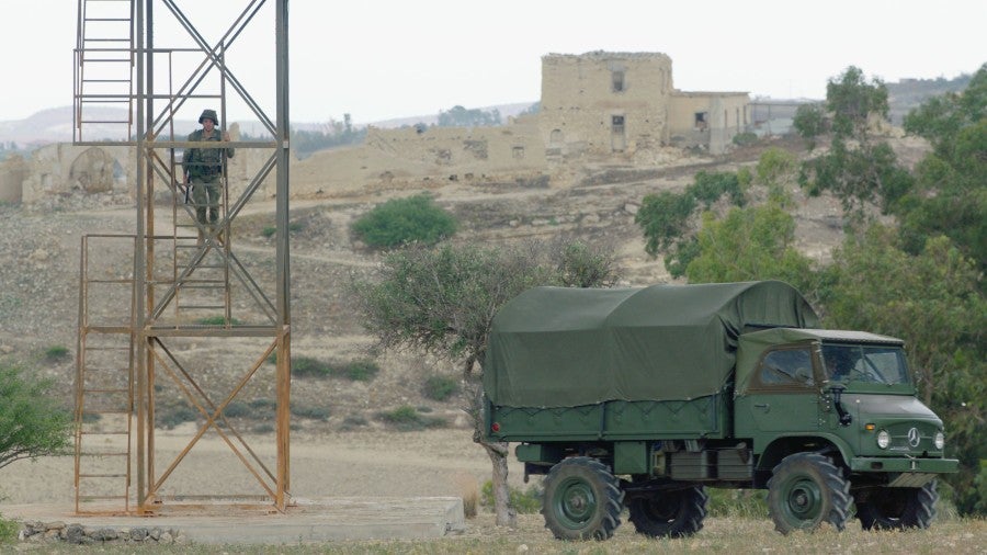 Ali Cherri, <i>The Watchman</i>, 2023. Video still. Video HD, color, sound, 26'. Courtesy the artist, Fondazione In Between Art Film and Galerie Imane Farès, Paris. 