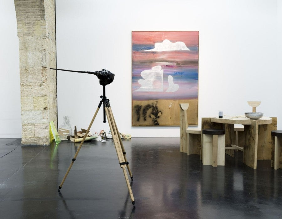 Benoît Maire, Thèbes, vue d’exposition, 2018. CAPC musée d'art contemporain de Bordeaux, Bordeaux, France. Photo: Frédéric Deval