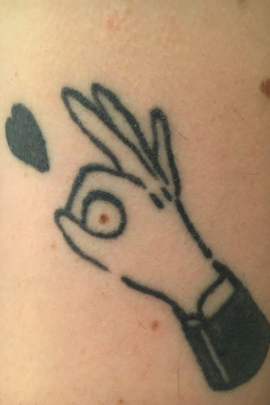 Photo de tatouage, image de recherche de Chloé Quenum, 2018. Courtesy Chloé Quenum.