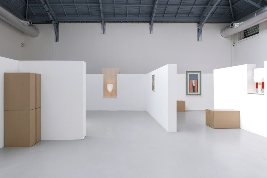 Camille Blatrix, vue de l'exposition "Les Barrières de l’Antique", La Verrière, Fondation d’entreprise Hermès, Bruxelles, 2019. Courtesy de l'artiste et Galerie Balice Hertling. Photo: Isabelle Arthuis/Fondation d’entreprise Hermès.