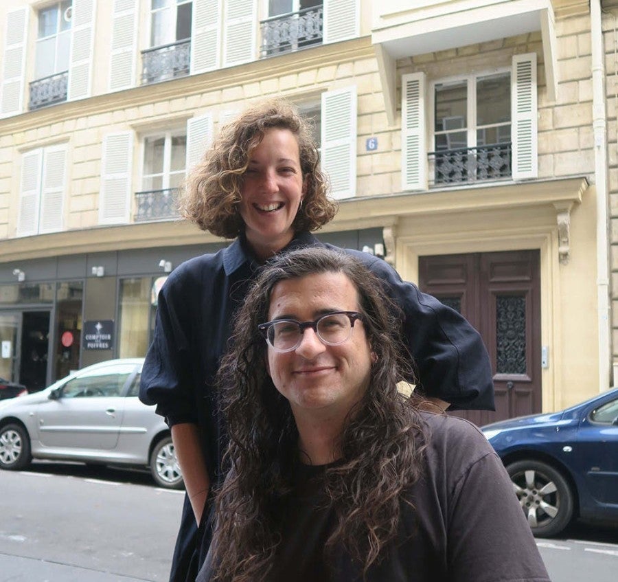 Mélanie Matranga et Andrew Berardini, Paris, mai 2018.