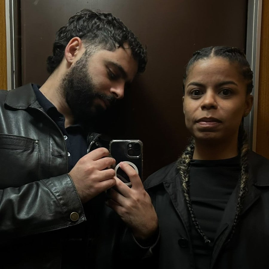 Valentin Noujaïm et Yina Jiménez Suriel, Athènes, mars 2026.