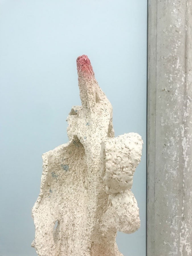 Bettina Samson, Carrifick P., 2019, (detail) céramique grès émaillé / glazed stoneware ceramic 50 x 46 x 66cm
© the artist / galerie sultana