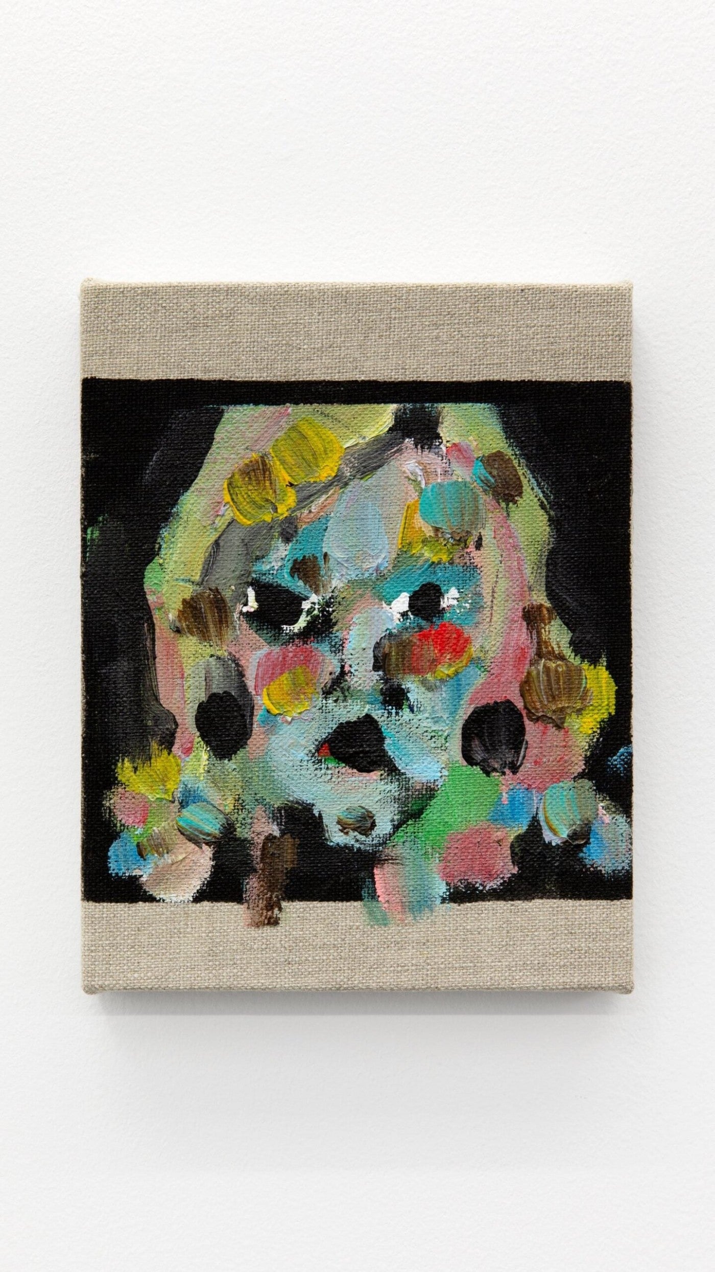 Kaoru Arima, Nasty Looking, 2019, Oil on canvas, 18 × 14 cm (7 1/8 × 5 1/2 inches)
