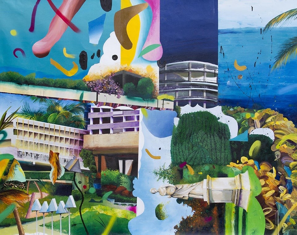 GREEN MIRROR I, 2019, Huile sur toile, 140 x 110 cm
Bendana | Pinel Art Contemporain & artiste
