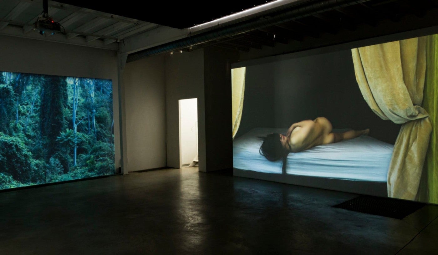 On sleeping and drowning 180419 Vues d'exposition - On Sleeping and Drowning, 2018
Courtesy Galerie Les filles du calvaire