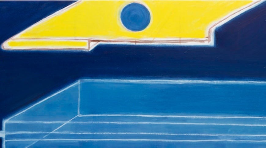 visuel Paul Pagk, TwoBetween, 2018, huile sur toile de lin, 162.56 x 165 cm, © galerie Eric Dupont, Paris (1)