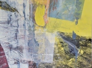 Christine Piot Christine Piot "Clairs-allants, Traversée", 2019. Tempera sur toile, 97 x 130 cm.