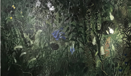 visuel_250419 Untitled, 2019 Acrylic on canvas 260 x 800 cm | 102 3/8 x 314 15/16 inch © Courtesy of the artist & Perrotin.